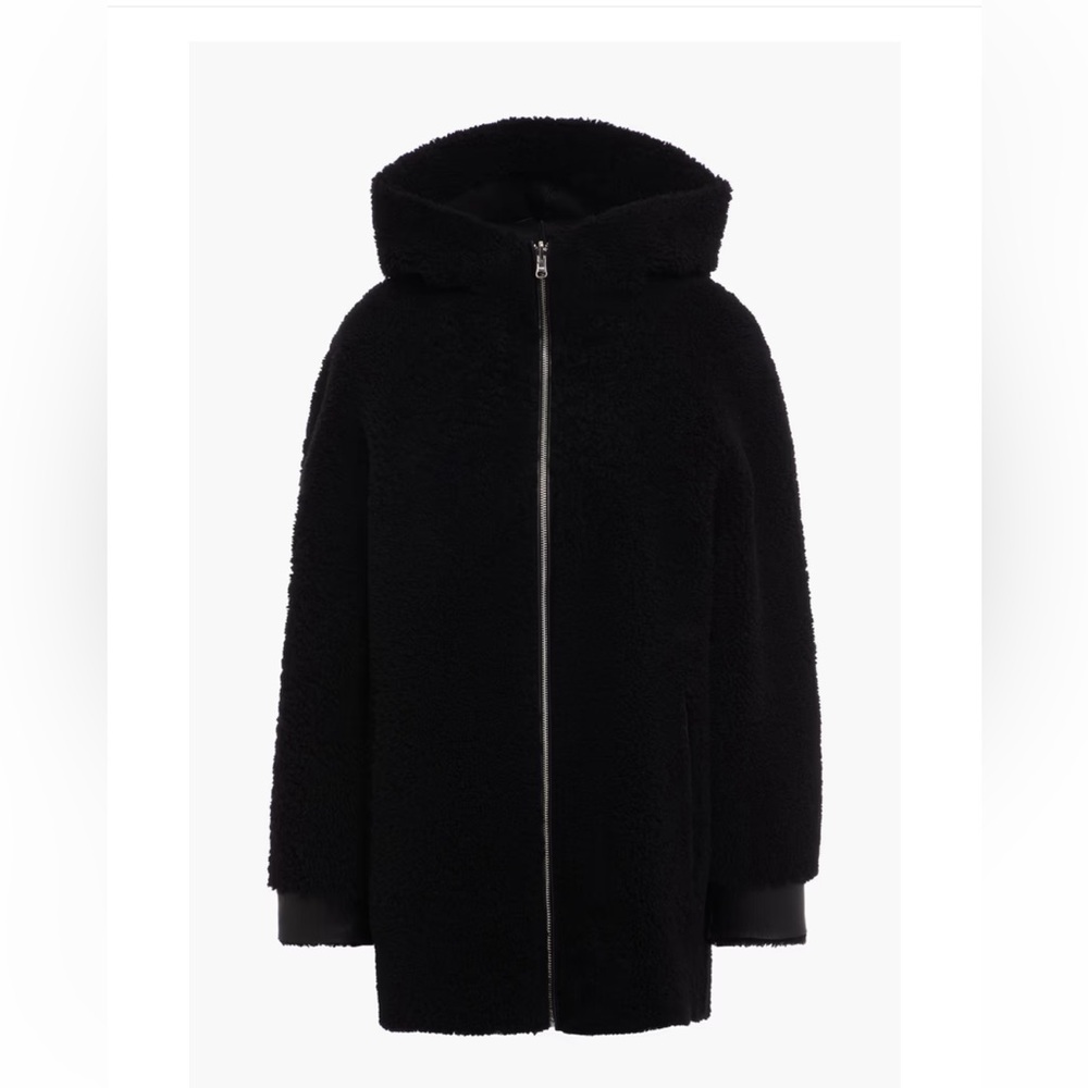 Maje reversible hooded jacket